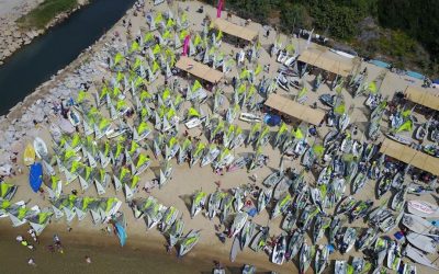 200 RS Fevas hit the water at the 2019 RS Feva World Championships!